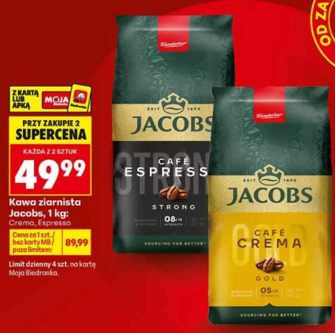 Kawa ziarnista Jacobs
