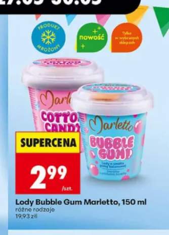 Lody Cotton Candy Marletto