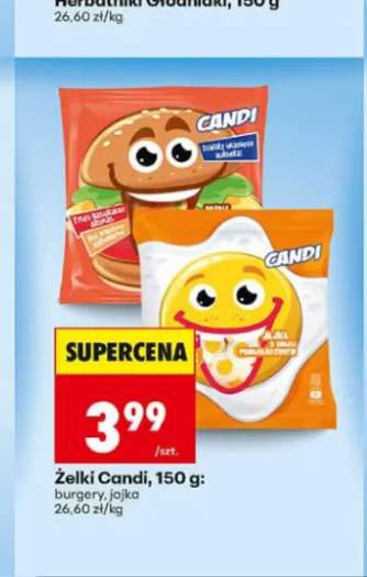 Żelki Candi burgery