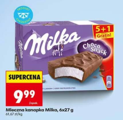 Mleczna kanapka Milka 6-pak 27g