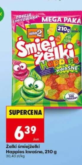Żelki Śmiejżelki Happies kwaśne nimm2
