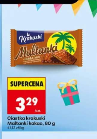 Ciastka Krakuski Maltanki kakao
