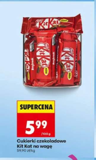 Cukierki czekoladowe KitKat na wagę