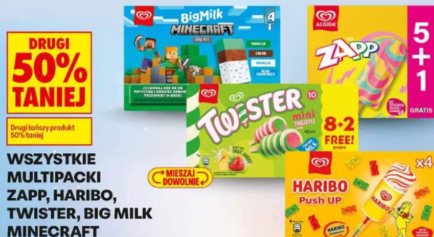 Lody Big Milk Minecraft 4-pak
