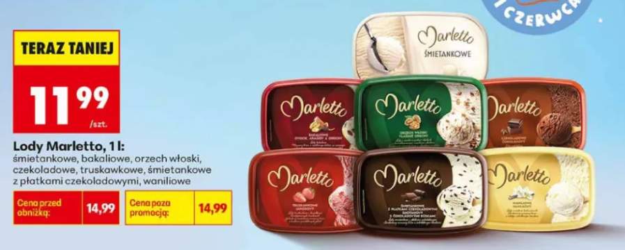 Lody Marletto czekoladowe