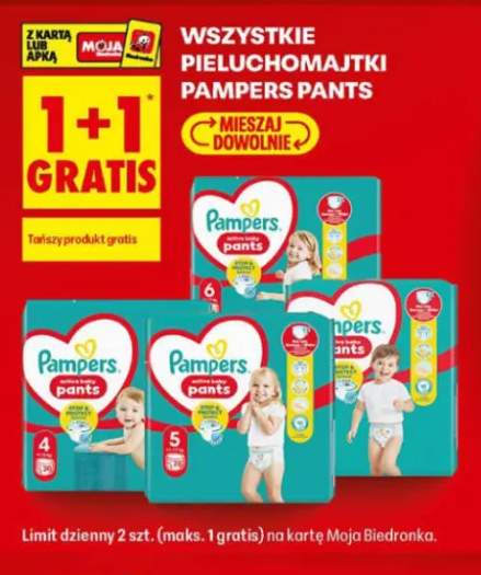 Pieluchomajtki Pampers Pants 6