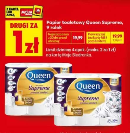 Papier toaletowy Queen Supreme