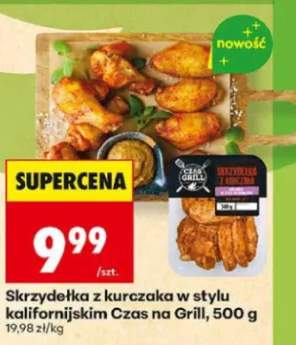 Skrzydełka z kurczaka w stylu kalifornijskim Czas na Grill