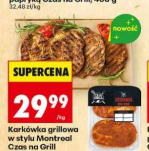 Karkówka grillowa w stylu Montreal Czas na Grill