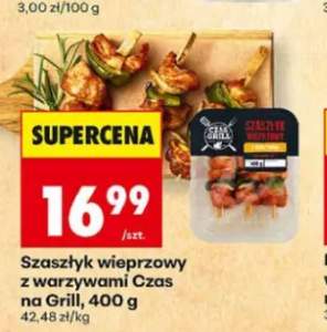 Szaszłyk wieprzowy z warzywami Czas na Grill