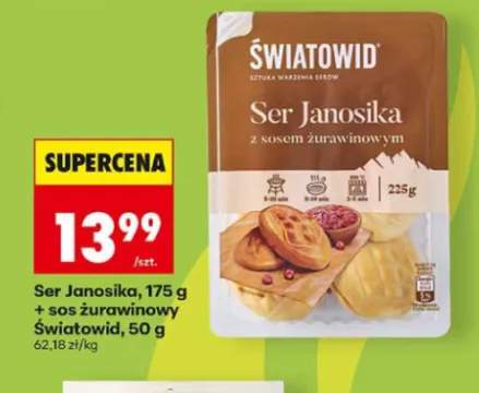 Ser Janosika z sosem żurawinowym Światowid