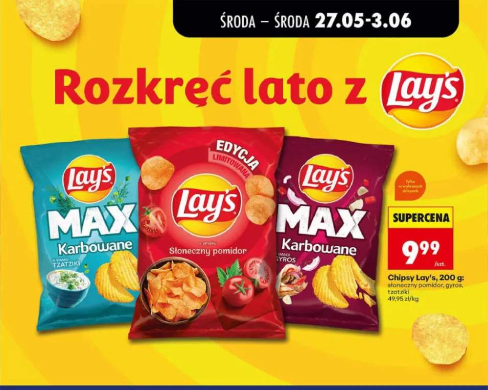 Chipsy Lay's słoneczny pomidor