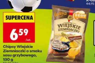 Chipsy Wiejskie Ziemniaczki o smaku sosu grzybowego