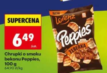 Chrupki o smaku bekonu Peppies