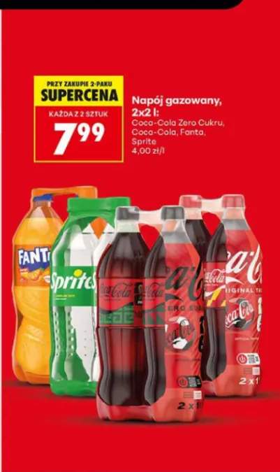 Napój gazowany Coca-Cola 2-pak 2l