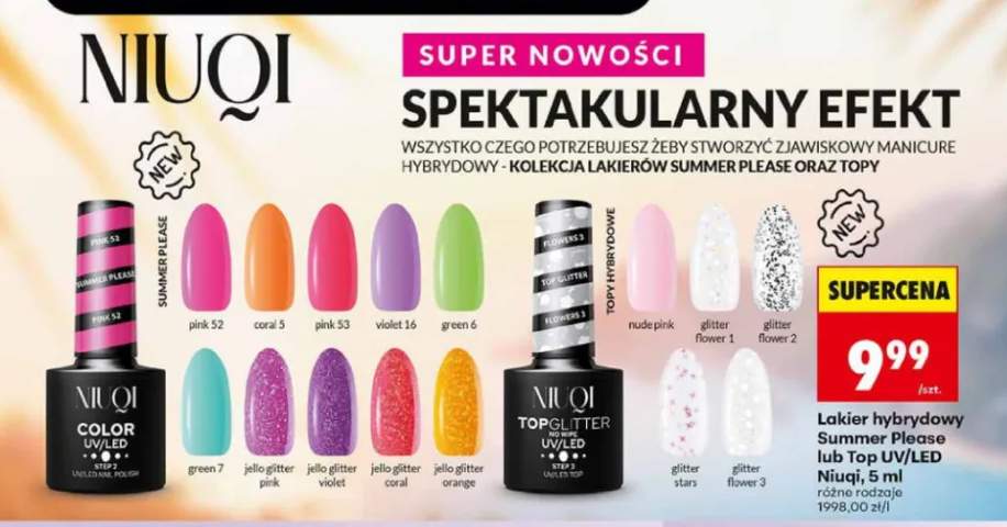 Lakier hybrydowy Summer Please Niuqi