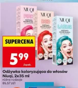 Odżywka koloryzująca do włosów Niuqi