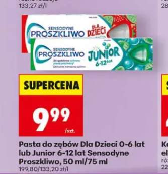 Pasta do zębów Junior 6-12 lat Sensodyne Proszkliwo