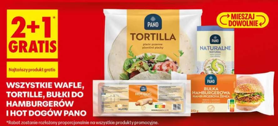 Tortilla placki pszenne Pano
