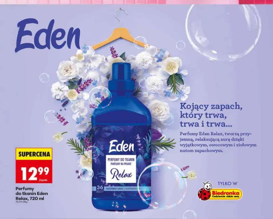 Perfumy do tkanin Eden Relax