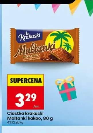 Ciastka Krakuski Maltanki kakao
