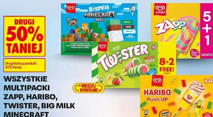Lody Big Milk Minecraft 4-pak