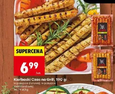 Kiełbaski Czas na Grill w posypce ziołowej