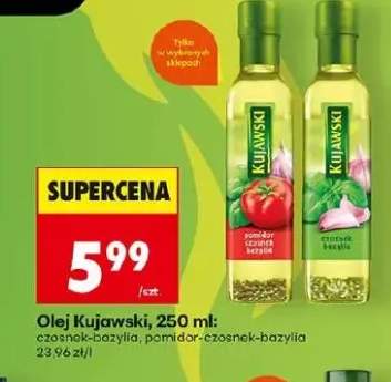 Olej Kujawski czosnek-bazylia