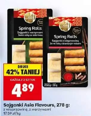 Sajgonki Asia Flavours z wieprzowiną