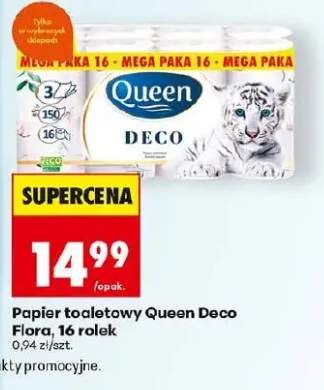 Papier toaletowy Queen Deco Flora