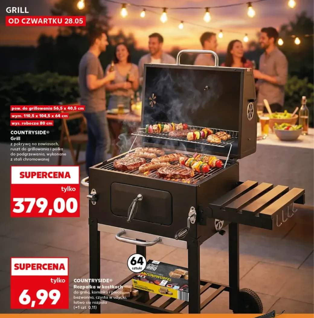 grill z pokrywą