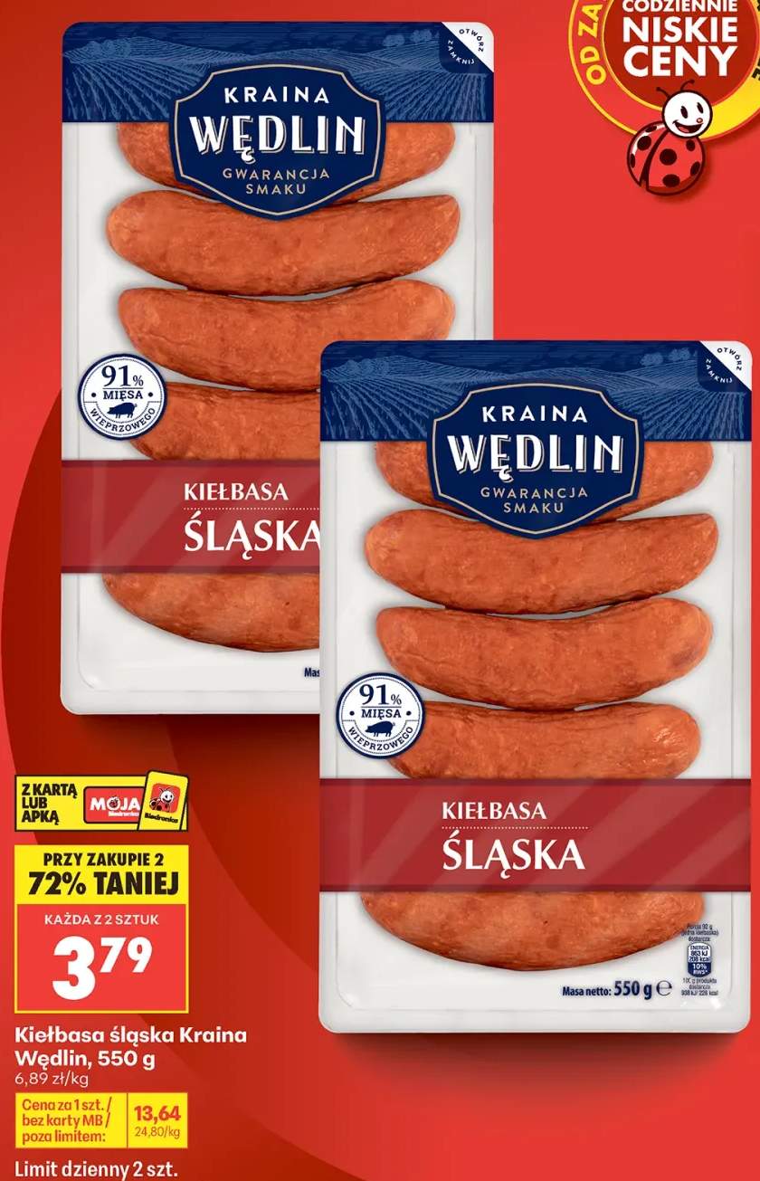 Kiełbasa śląska Kraina Wędlin