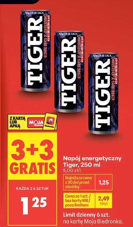 Napój energetyczny Tiger