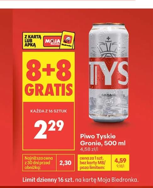 Piwo Tyskie Gronie