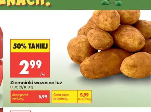 Ziemniaki wczesne luz