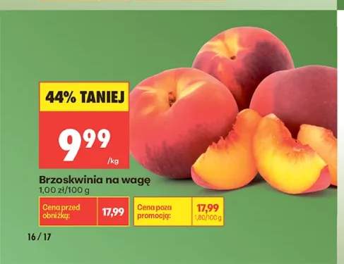 Brzoskwinia na wagę