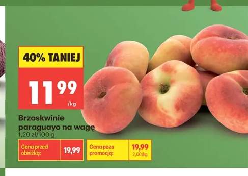 Brzoskwinie paraguayo na wagę