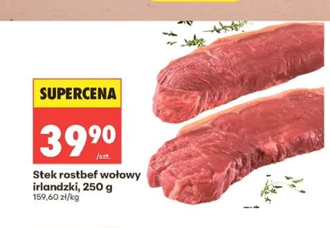 Stek rostbef wołowy irlandzki
