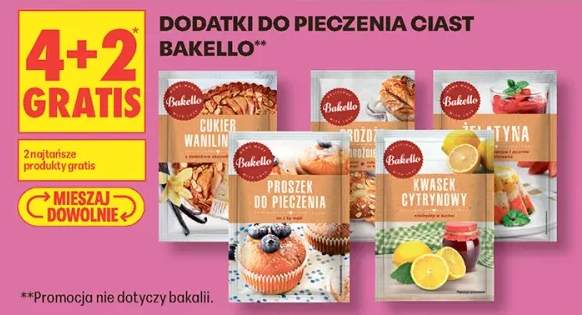 Dodatki do pieczenia ciast Bakello