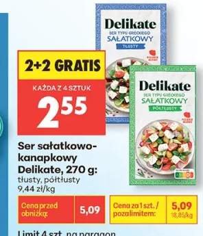 Ser sałatkowo-kanapkowy Delikate