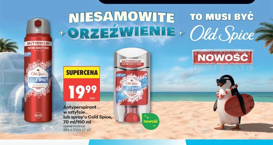 Antyperspirant w sztyfcie Old Spice Cold Spice