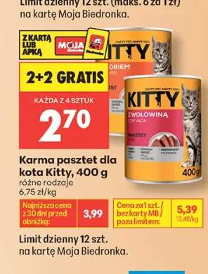 Karma pasztet dla kota Kitty