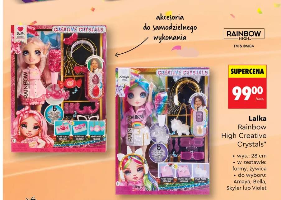 Lalka Rainbow High Creative Crystals