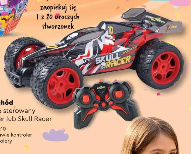 Samochód zdalnie sterowany Skull Racer skala 1:10