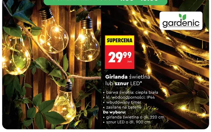 Girlanda świetlna Gardenic dł. 220cm