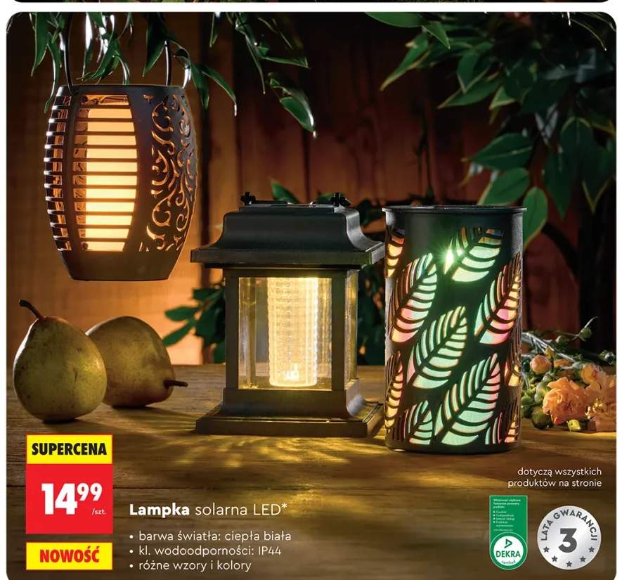 Lampka solarna LED Gardenic