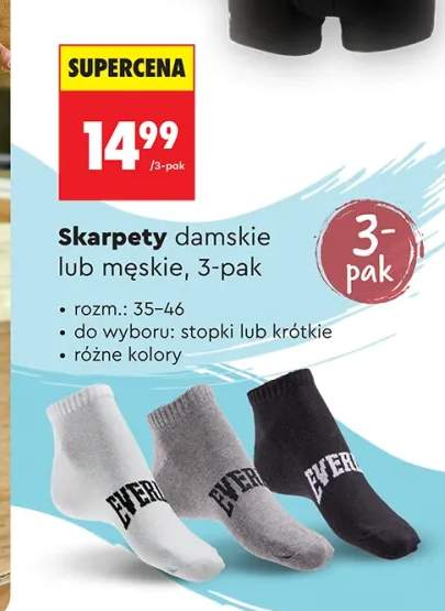 Skarpety damskie krótkie EVERLAST 3-pak