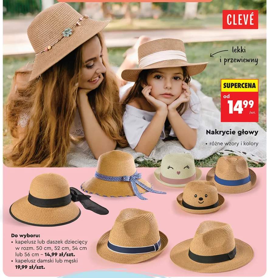 Kapelusz dziecięcy CLEVÉ