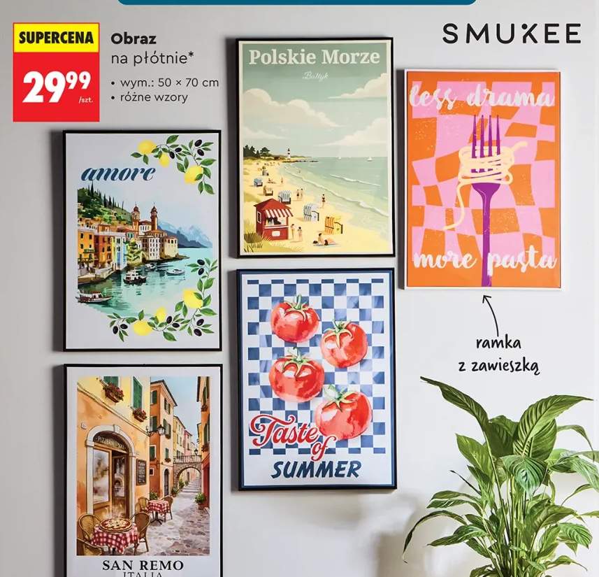 Obraz na płótnie Smukee 50x70cm