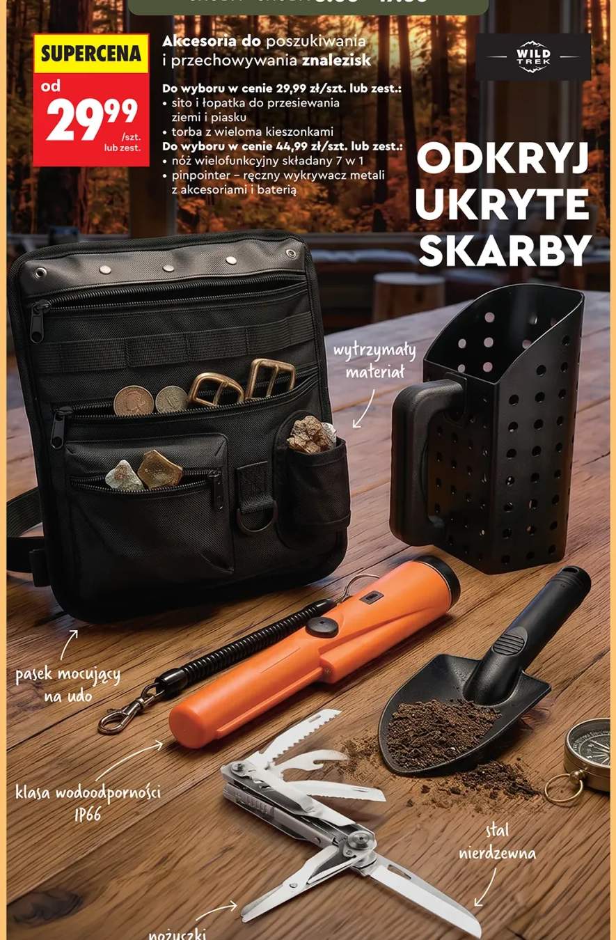 Nóż wielofunkcyjny składany 7 w 1 WILD TREK